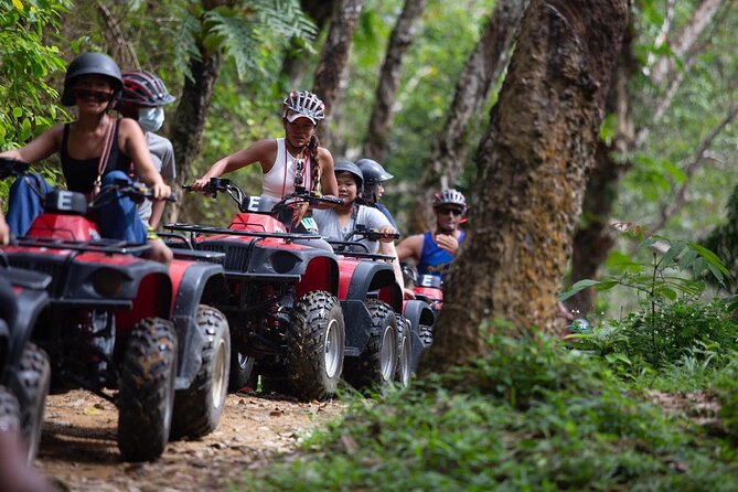 1 Hour Phuket ATV on Tour + Big Buddha - Rugged route through jungle, hills, and rubber plantations