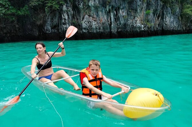2x Snorkelling Phi Phi, Maiton, Maya Bay, khai islands tour - Lok Samah Bay and the “Green Ocean” Look