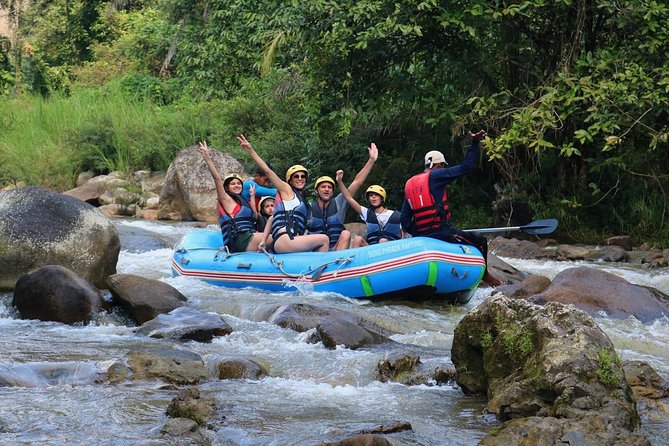5km Rafting, ATV & Flying Fox Adventure Trip - Flying fox and Suwankuha Temple (Monkey Cave): short thrills plus primate energy