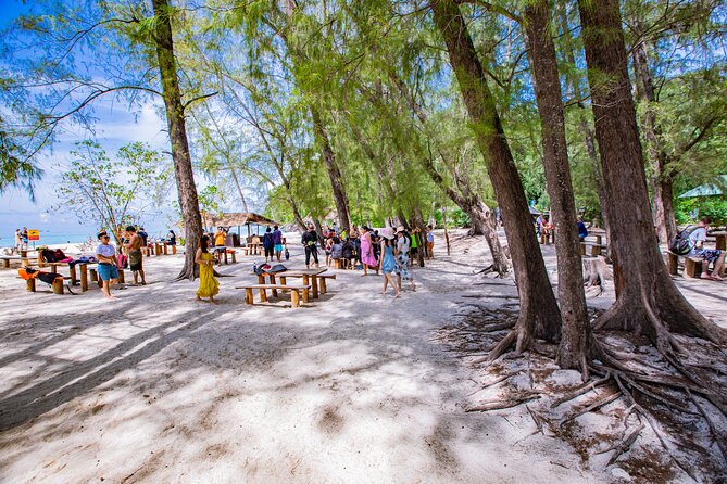 Bamboo Island and Phi Phi Island Full Day Tour From Phuket - Pileh Bay and the Phi Phi Lagoon view (Emerald Lagoon)