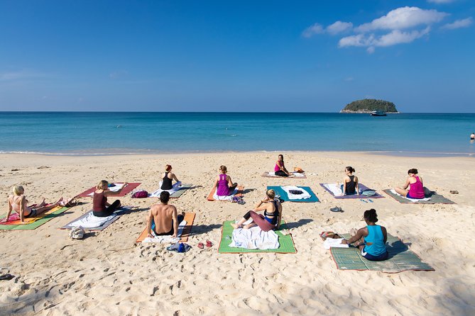 Beach Yoga Class in Phuket - Your morning session at 8:00am: calmer start, still a full practice