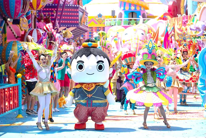 Carnival Magic Phuket Ticket Includes Dinner and Transfer - Inside the park: rides, games, and the step-count reality