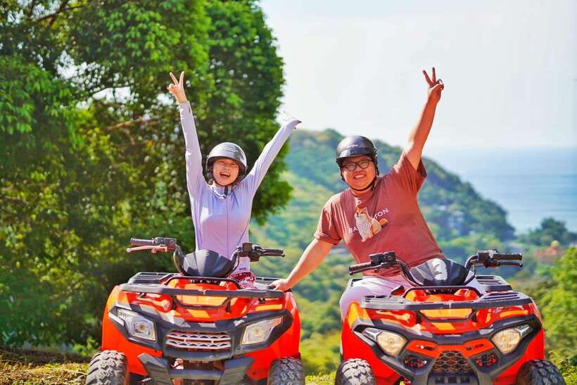 From Phuket: ATV Scenic Routes with Karon and Patong Views - Hotel pickup in Patong, plus transfer costs you should plan for
