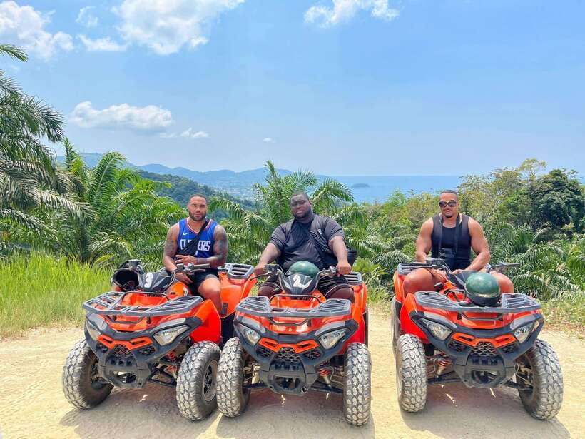 From Phuket: ATV Scenic Routes with Karon and Patong Views - The ride experience: plantations, jungle track, and viewpoint stops