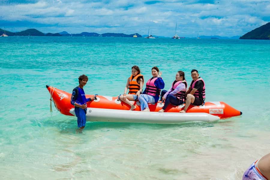 From Phuket: Coral Island Kahung Beach Speedboat Trip - Optional sea sports: choosing extras without losing your chill
