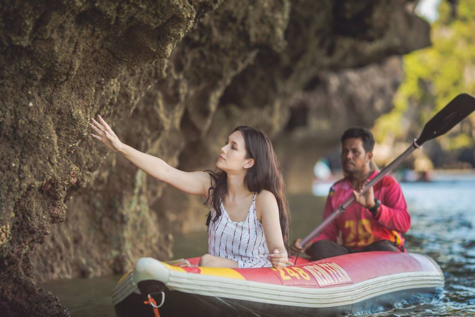 From Phuket: James Bond and Phang Nga Bay Tour by Speedboat - Naka Island beach break for swimming and relaxing