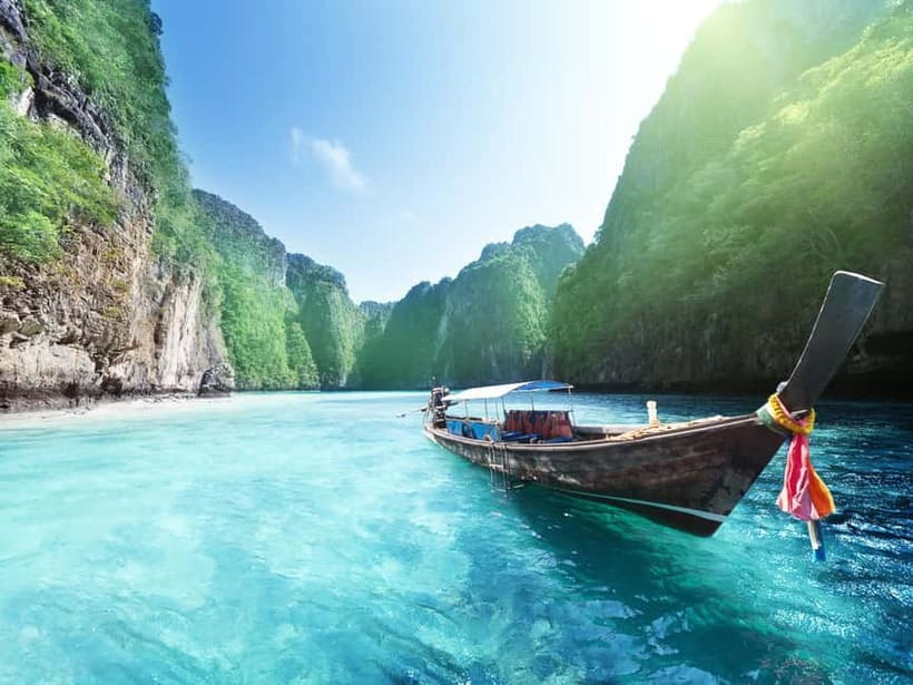 From Phuket: Phi Phi Islands Speedboat Tour - Hidden coves, secret bays, and white-beach breaks
