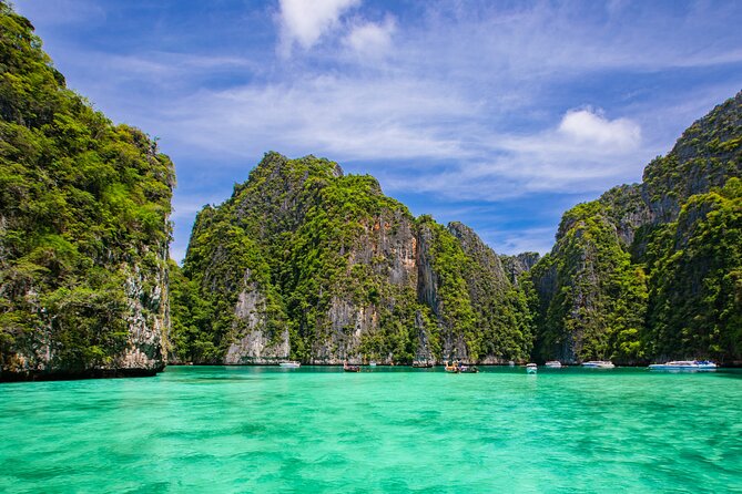 From Phuket: Phi Phi, Maya Bay & Khai Islands Speedboat Tour - Maya Bay (45 minutes): the photo moment, plus how to handle crowds