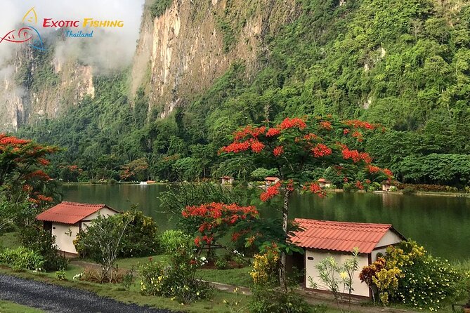 Full-Day Freshwater Lake Resort Fishing in Phang Nga - After the weigh-out: fruit trees, park strolls, and sunset light