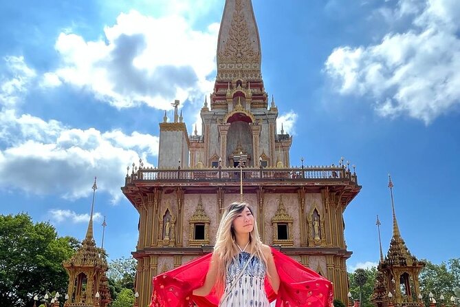 Full-Day Private Phuket Temple Tour - Wat Khao Rang Samakkhitham: golden Buddha on Rang Hill plus myth artwork