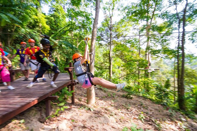 Hanuman World Phuket Round Trip Transfer Extra Zone - The Main Event: Zip Lines That Thread Through the Trees