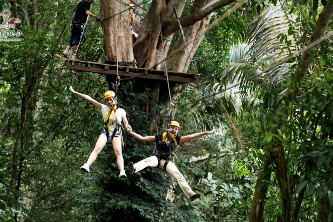 Hanuman World Phuket: Zipline & Canopy Thrills - Roller Zip Line Round: the adrenaline upgrade for thrill seekers