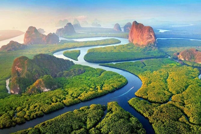 Hong Krabi & James Bond Islands Adventure Tour by Speedboat - Koh Panyee lunch: a floating village stop that feels like a break