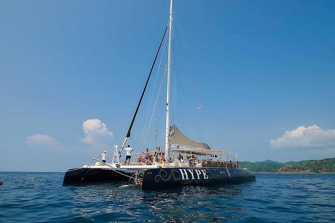 Hype Luxury Catamaran Cruise Experience - Entering The Phuket Catamaran Day Beds Vibe