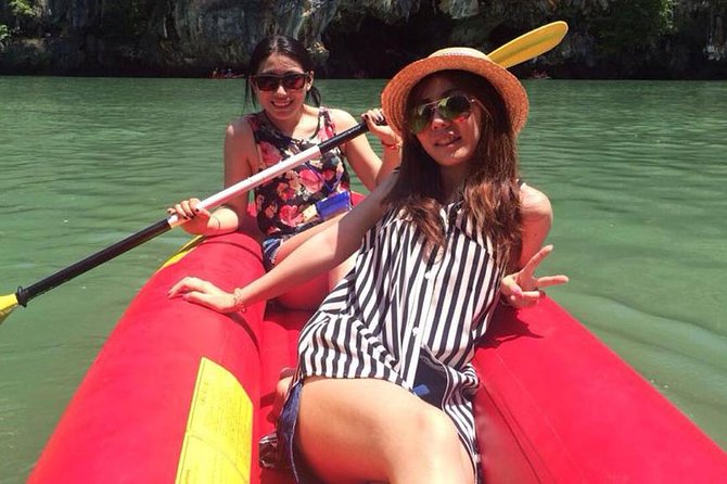 James Bond Island and Phang Nga Bay Sunset Romantic Trip By Phuket Seahorse Tour - Caves and canoe kayaking: the calmer side of the bay