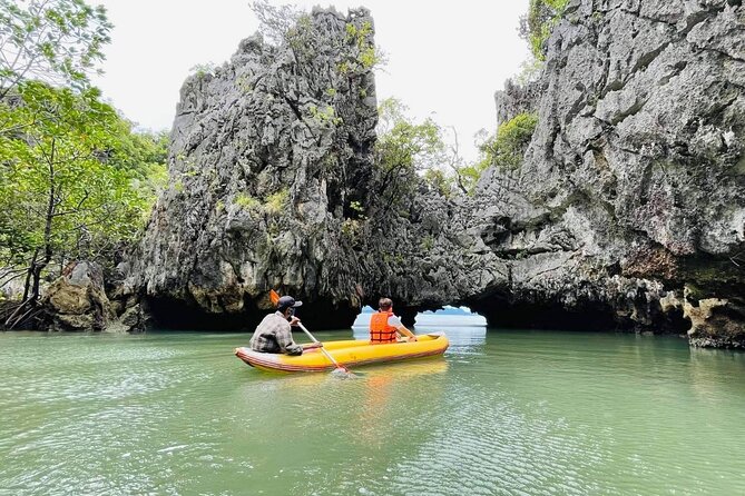 James Bond Island Canoeing 7 Point 5 Island By Speedboat From Phuket - Bat Cave and Ice Cream Cave: limestone views with a time limit