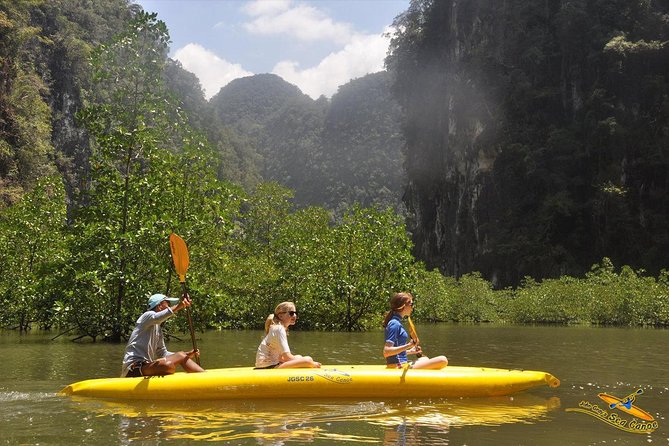 John Gray’s Legendary Cave Canoeing Adventure – Phang Nga Bay - Canoeing through the tidal nape sea caves: what the guided route feels like