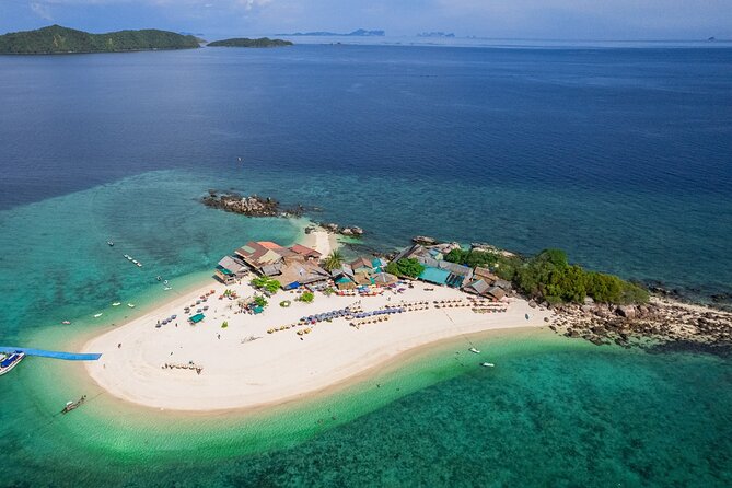 Khai Island Full Day Tour From Phuket - Khai Nok Island (Stop 1): White sand, crystal water, and the fee question