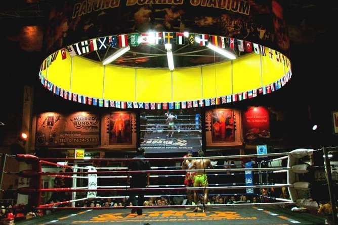 Muay Thai Boxing Match Action – Patong Stadium - The 9:00 pm start: plan your ride before the fight energy hits
