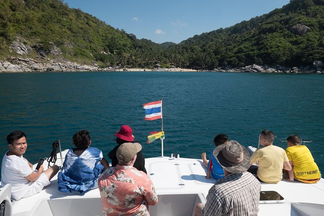 New Power catamaran for Phang Nga and Phi Phi island excursions - Phi Phi island time: Monkey Beach and Monkey Bay for swimming + snorkeling