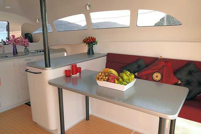New Power catamaran for Phang Nga and Phi Phi island excursions - Racha Yai and Racha Noi: how snorkeling gets real on reef days