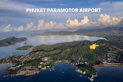 Paramotor Phuket - The flight plan: 15 minutes up at about 1,000 meters