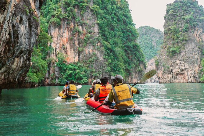 Phang Nga Bay Sunset Cruise Dinner with Sea Canoe and Loy Krathong from Phuket - Canoeing Hong Island: sea caves, diamond stalactites, and limestone stacks