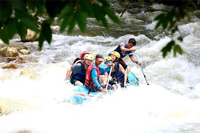 Phang Nga Tour with White Water Rafting and Zipline - White-water rafting on the river: 5 km (or 7 km) of real action