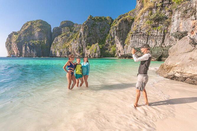 Phi Phi & Bamboo Island Full Day Tour by Premium Speed-Catamaran - Bamboo Island for a reset hour: beach lounging and shore snorkeling