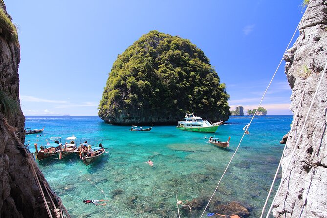 Phi Phi Island Hopping Day Trip by Speed Boat from Phuket - Maya Bay and the black-tip reef sharks moment