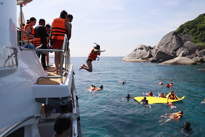 Phi Phi Island & Maiton Island Full Day Tour with Luxury Yacht - Lunch onboard the Ocean King: included buffet, plus drink reality