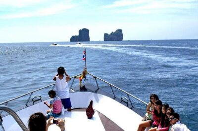 Phi Phi Islands Snorkeling Tour By Phi Phi Cruiser From Phuket - Maya Bay area views and the Andaman Sea cruise pace