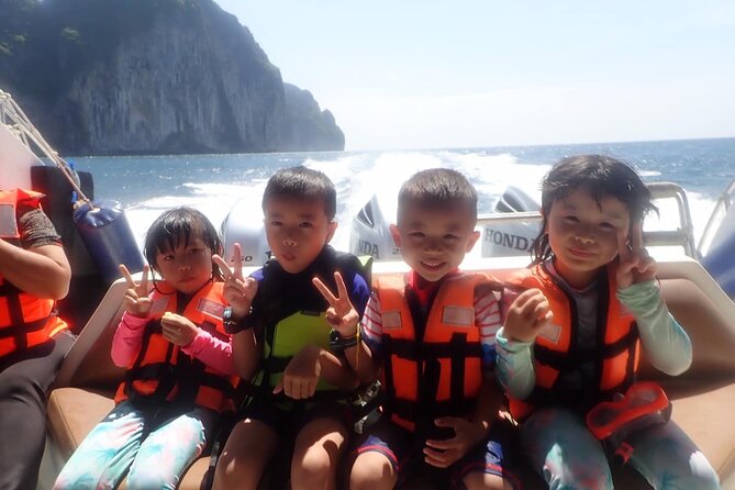 Phi Phi Islands Speedboat Full-Day Tour from Phuket+ Buffet Lunch - Maya Bay and Loh Samah Bay: the cliff-framed photo and swim stops