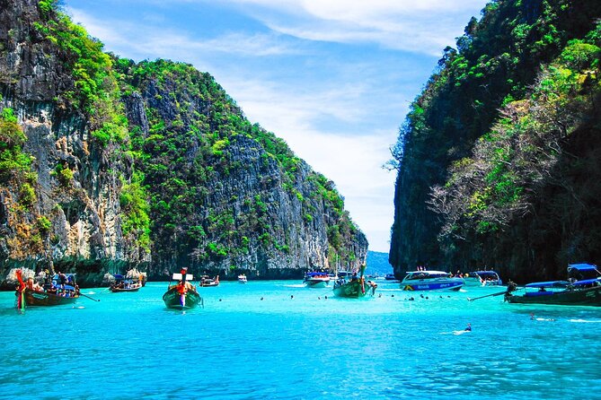 Phi Phi & Khai Islands Snorkeling Trip w/ Lunch and Fins by Speedboat - Monkey Beach: short macaque viewing, big expectations risk