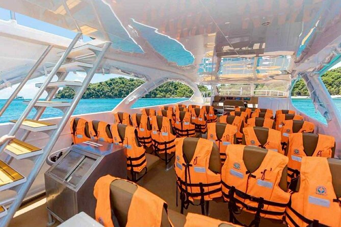 PhiPhi Maya Bay, Maiton island with Sunset by luxury Catamaran - Onboard comfort, snorkel gear, paddle board, and the sunset ride