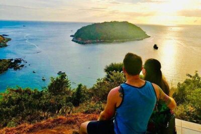 Phuket Amazing Sunset Tour : The Best Sunset, Beach & Local Food Experience - Rawai Beach at golden hour: photos, waves, and a drink break