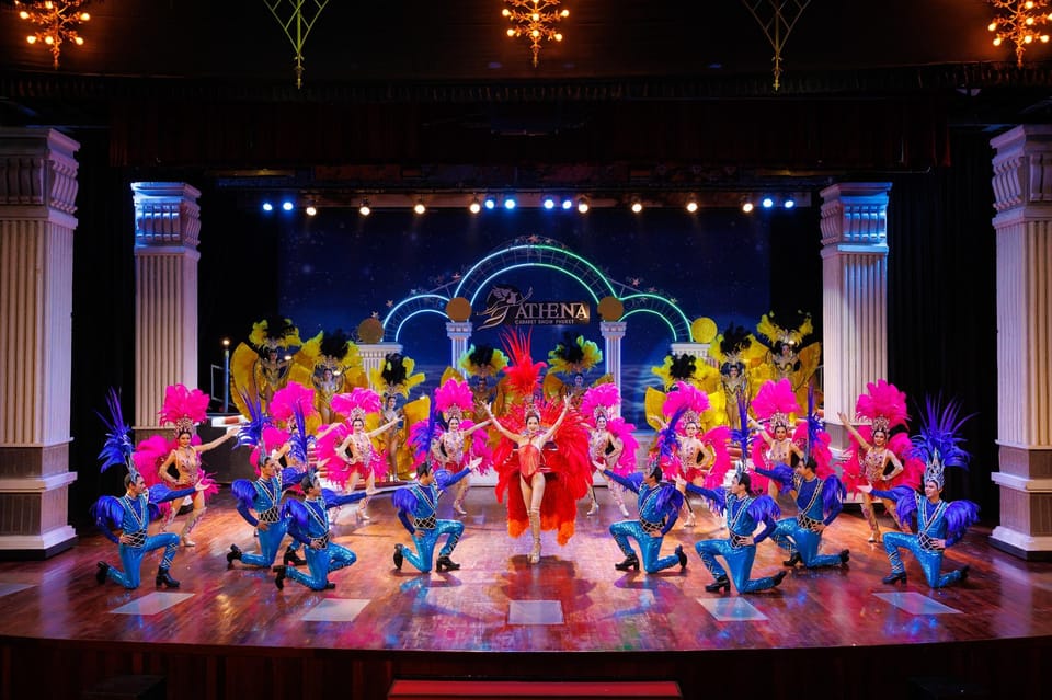 Phuket: Athena Cabaret Show Ticket with Roundtrip Transfer - Your evening, step by step: pickup, check-in, showtime, drop-off