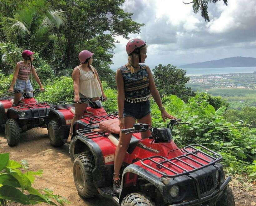 Phuket: Big Buddha Viewpoint ATV Tour and Zipline Adventure - ATV Jungle Tracks: What the Ride Feels Like