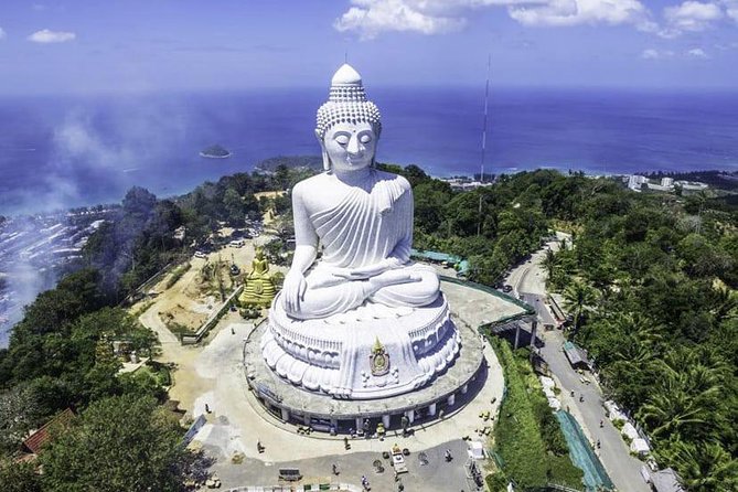 Phuket City Tour Half Day ( Best Seller ) 7 Points - Big Buddha Phuket: a 45-meter white landmark with real payoff