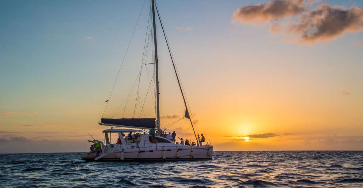 Phuket: Coral Island & Sunset Dinner by Sailing Catamaran - Koh Hey (Coral Island): Beaches, Swimming, and Snorkeling Options