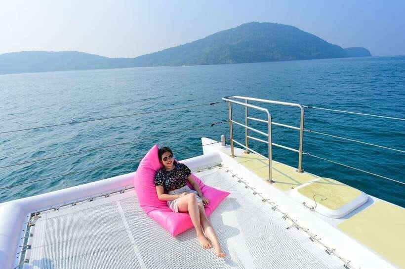 Phuket: Coral Yacht Boat Tour to Coral Island with Sunset - Promthep Cape Amber Sunset: The Payoff Moment