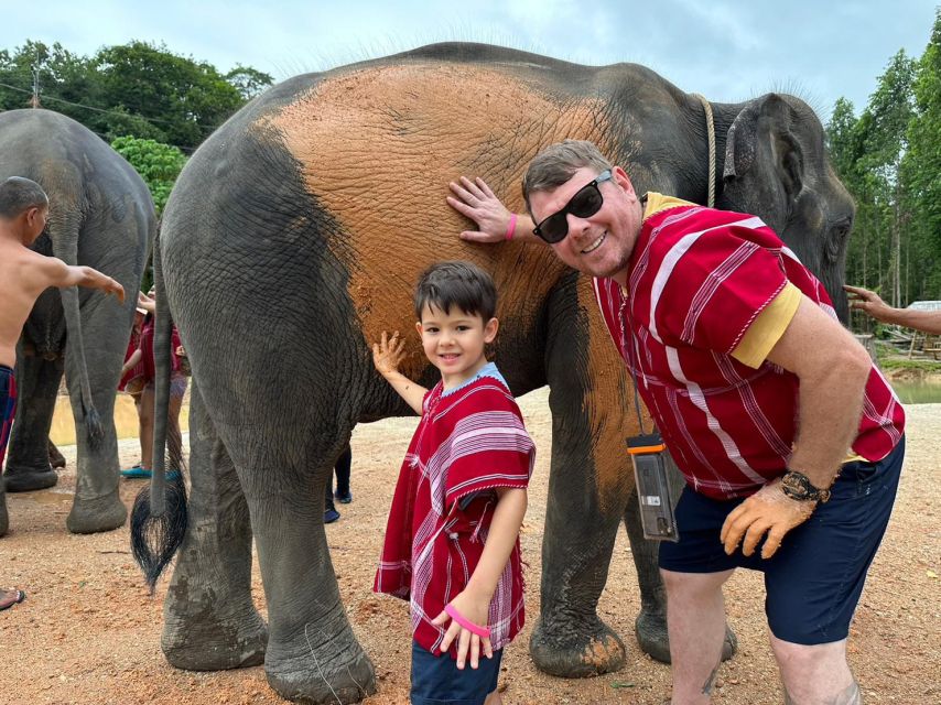 Phuket: Elephant Experience with Lunch or Dinner and Pickup - Tie-dye with Karen techniques and herbal tea before you feed elephants