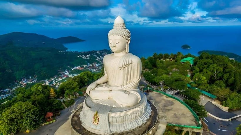 Phuket: Full Day City Tour with Night Market - Phuket day plan: hotel pickup, viewpoints, temples, Old Town, and an evening market