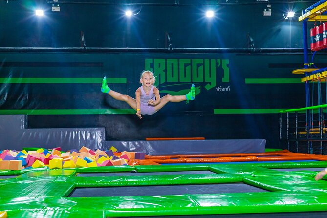 Phuket Full Day Froggy Fun Park Pass - Trampoline zone: unlimited bouncing with foam and air challenges