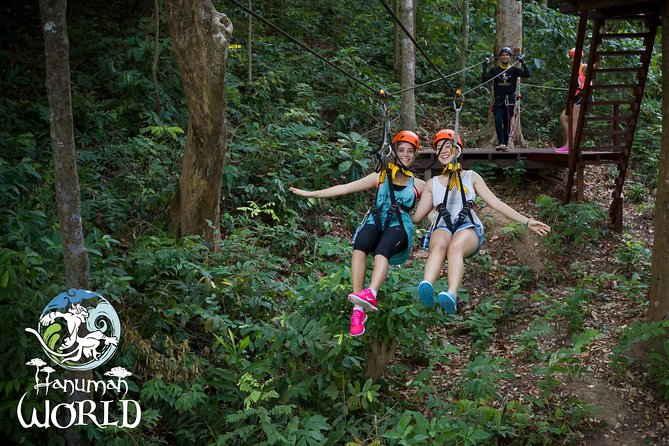 Phuket Hanuman World Combine Zipline Adventure Tickets - Ticket, timing, and what the 4-hour flow feels like