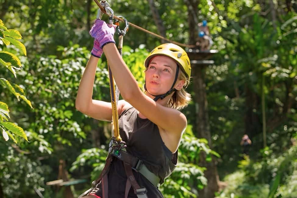 Phuket: Jungle Xtreme Adventure Park Entry Ticket - Course Choice: 35/14, 45/17, or 65/20 platforms plus free-fall