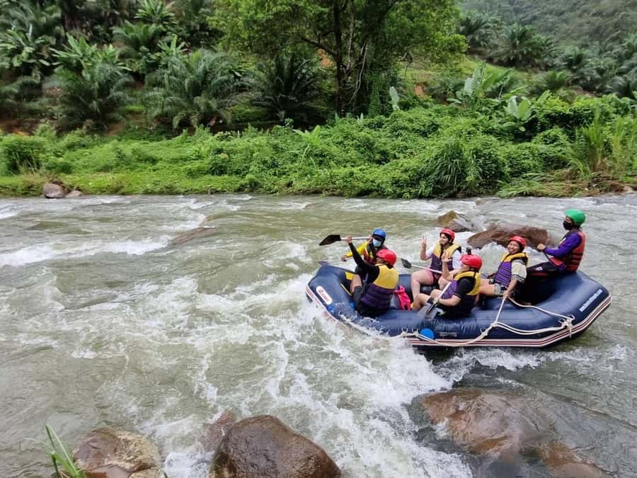 Phuket: Monkey Cave, Water Rafting, Zipline with ATV Option - 5-kilometer whitewater rafting: the splash portion you’ll remember