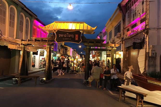 Phuket Night Food Walking tour - Old Phuket Town in the first hour: walk, architecture, and a night vibe