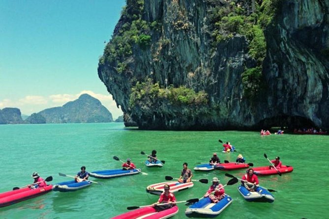 Phuket-Phang Nga Bay:James Bond-Canoeing Koh Hong By Big Boat LNH - James Bond Island (Tapu Island): The Movie-World Stop