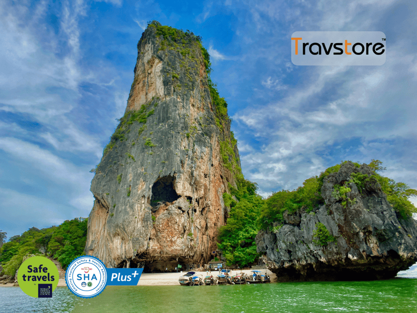 Phuket: Phang Nga (James Bond) Island - Big Boat Tour - James Bond Island: limestone cliffs, legends, and a fish-feeding moment